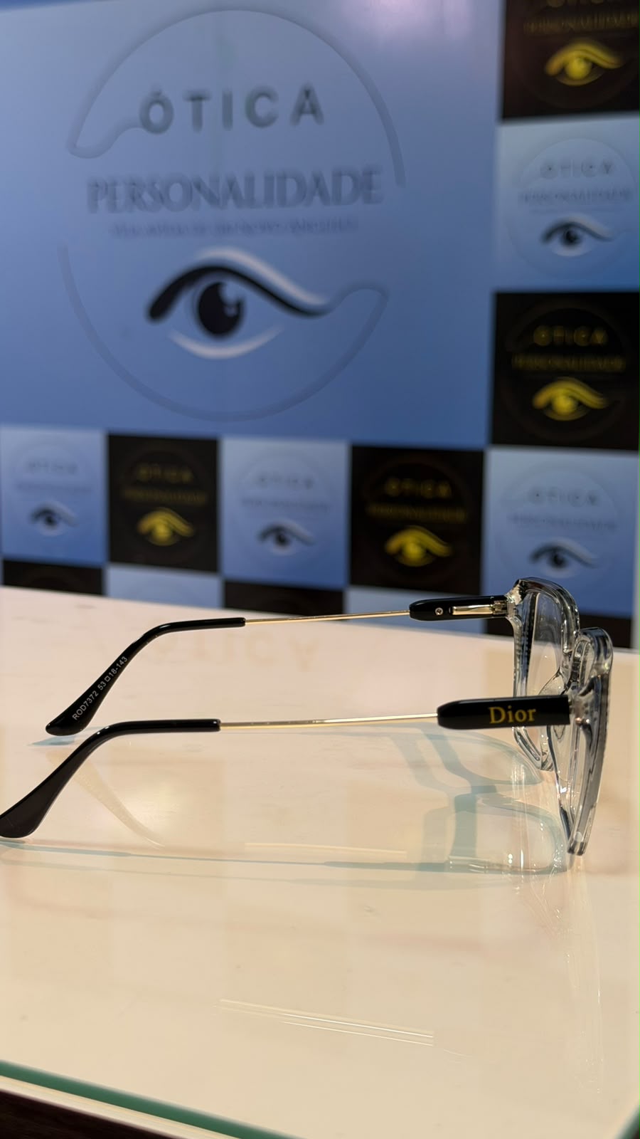 Solar Aviador Titanium Black - detalhe
