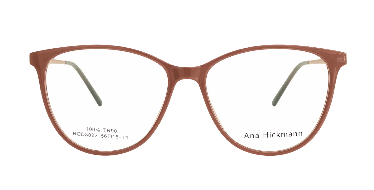 Óculos de grau Ana Hickmann V8022 café frontal