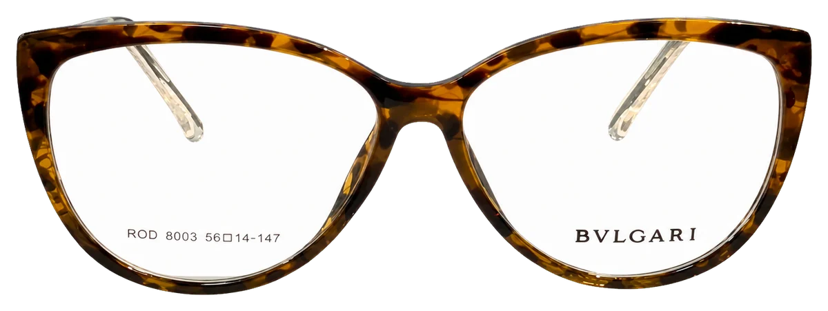 Óculos de grau Bvlgari V8003 mesclado frontal