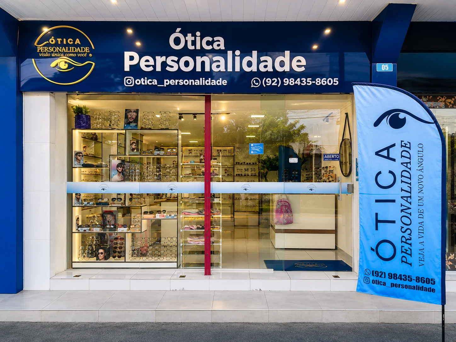 Entrada da Ótica Personalidade