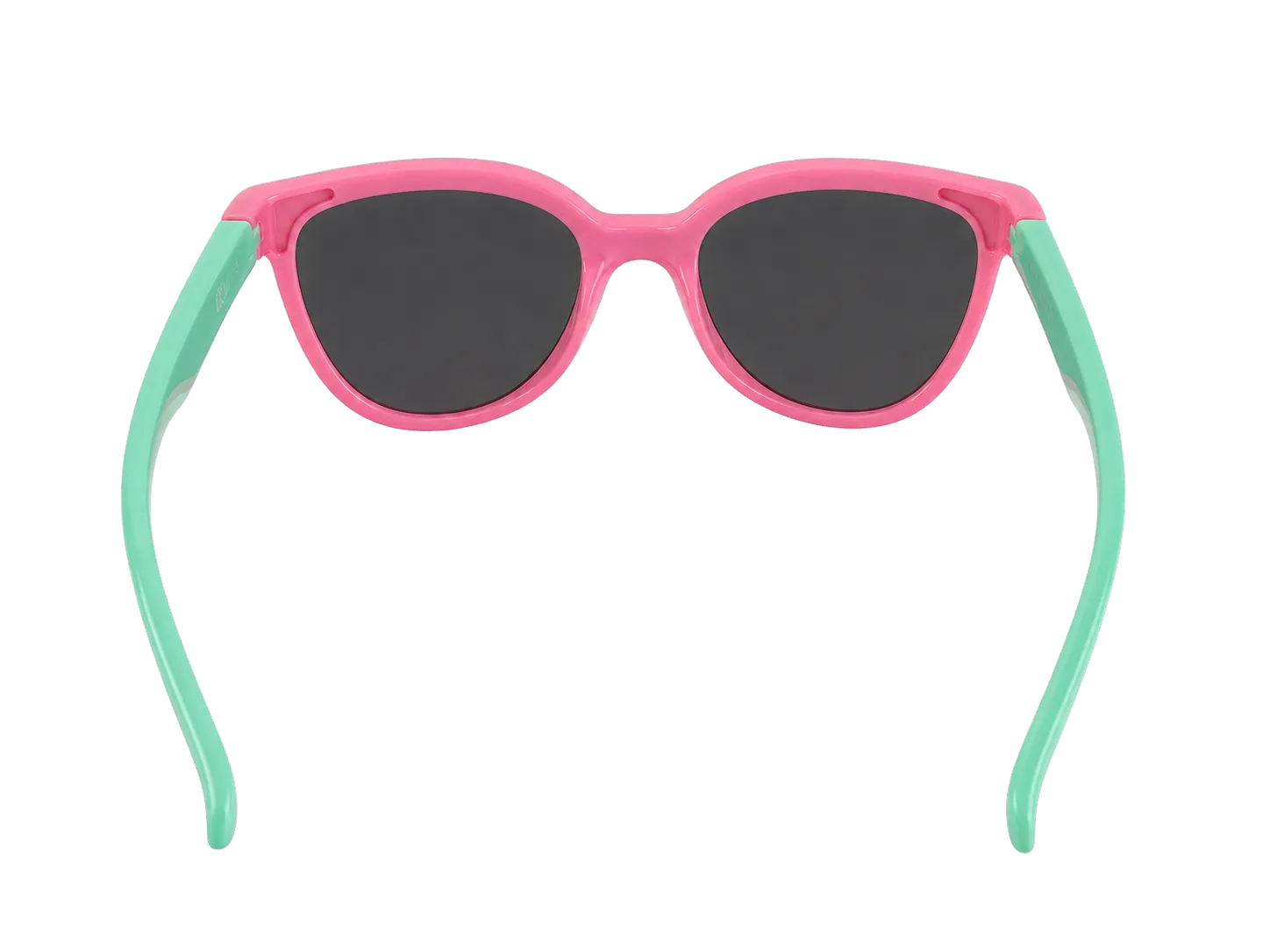 Óculos de sol infantil feminino V25043 rosa com verde aberto