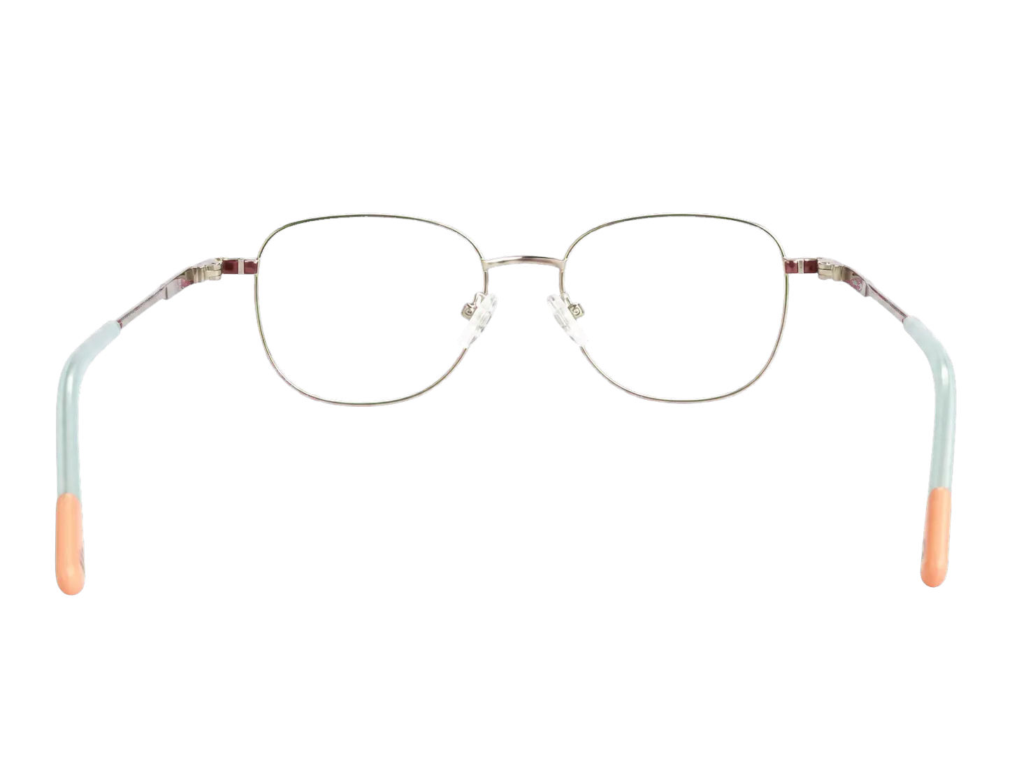 Óculos de grau infantil feminino Piper V301 prata aberto