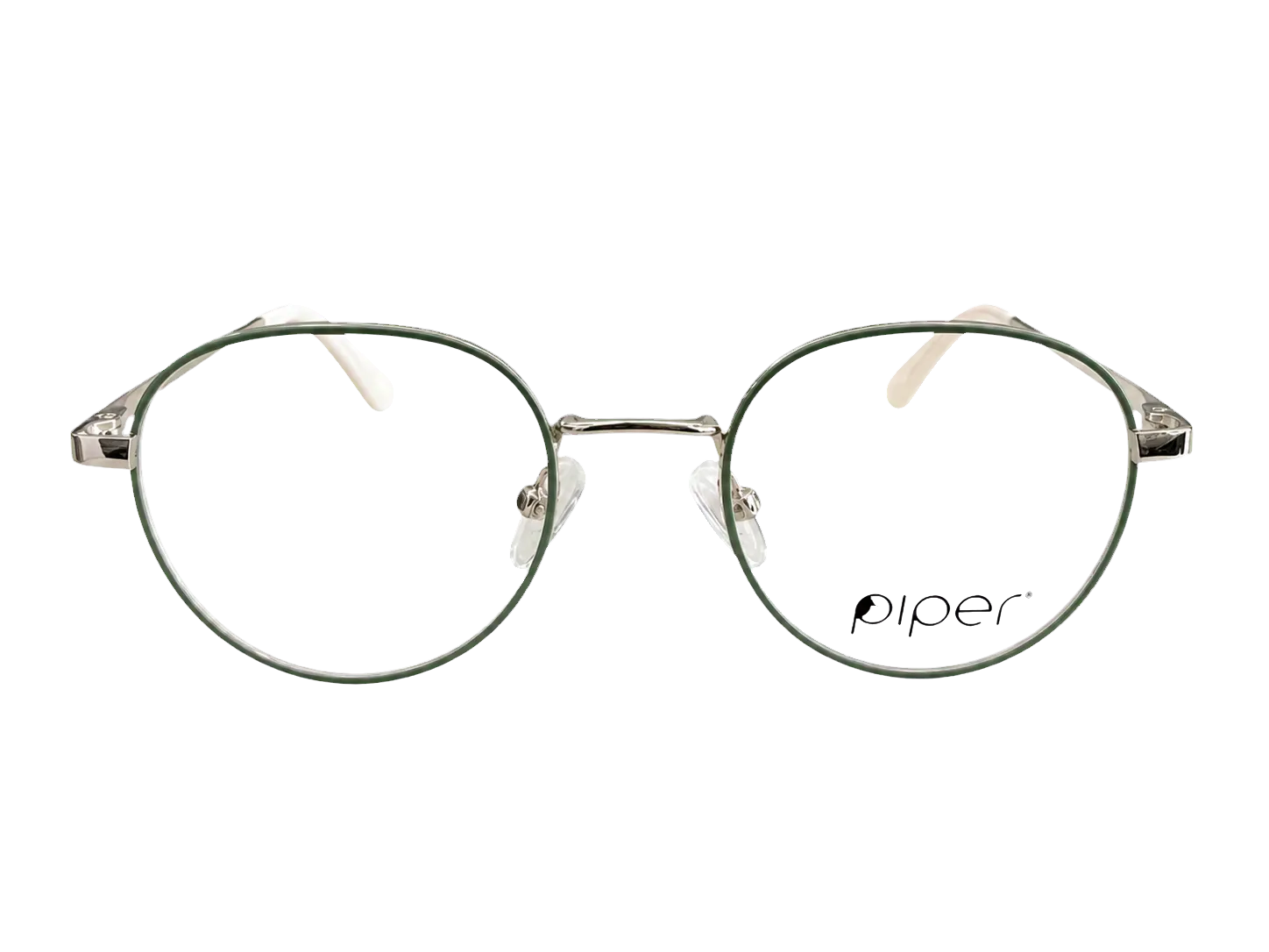 Óculos de grau infantil masculino Piper V326 prata frontal