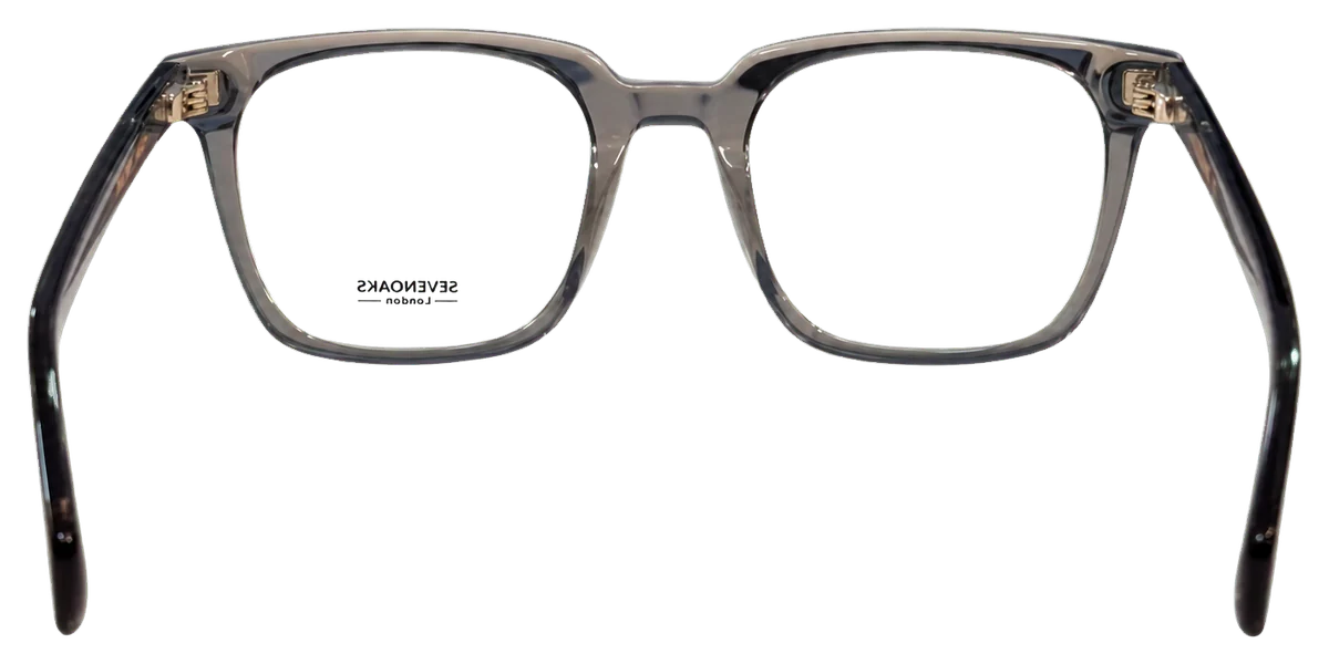 Óculos de grau Sevenoaks V1013 cinza transparente aberto